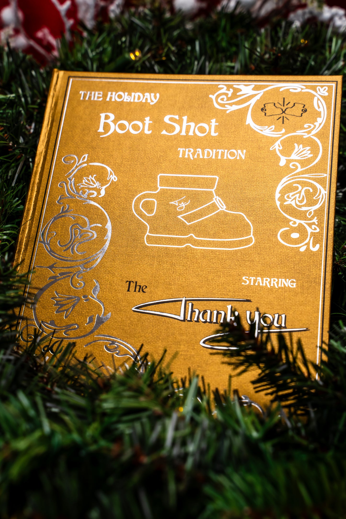 🥾SOLD OUT 📒* The Holiday Boot Shot Box 3rd Edition - Gold