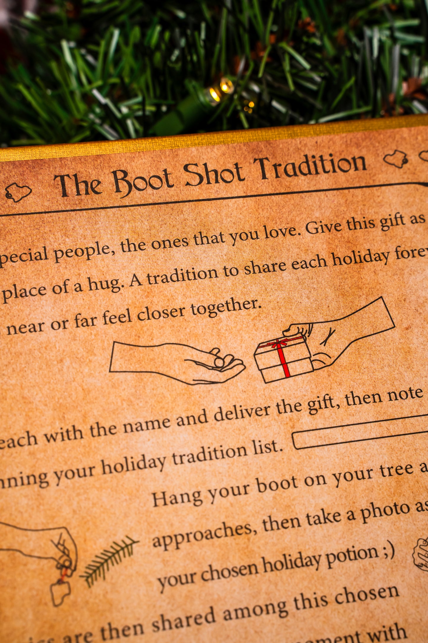 🥾SOLD OUT 📒* The Holiday Boot Shot Box 3rd Edition - Gold