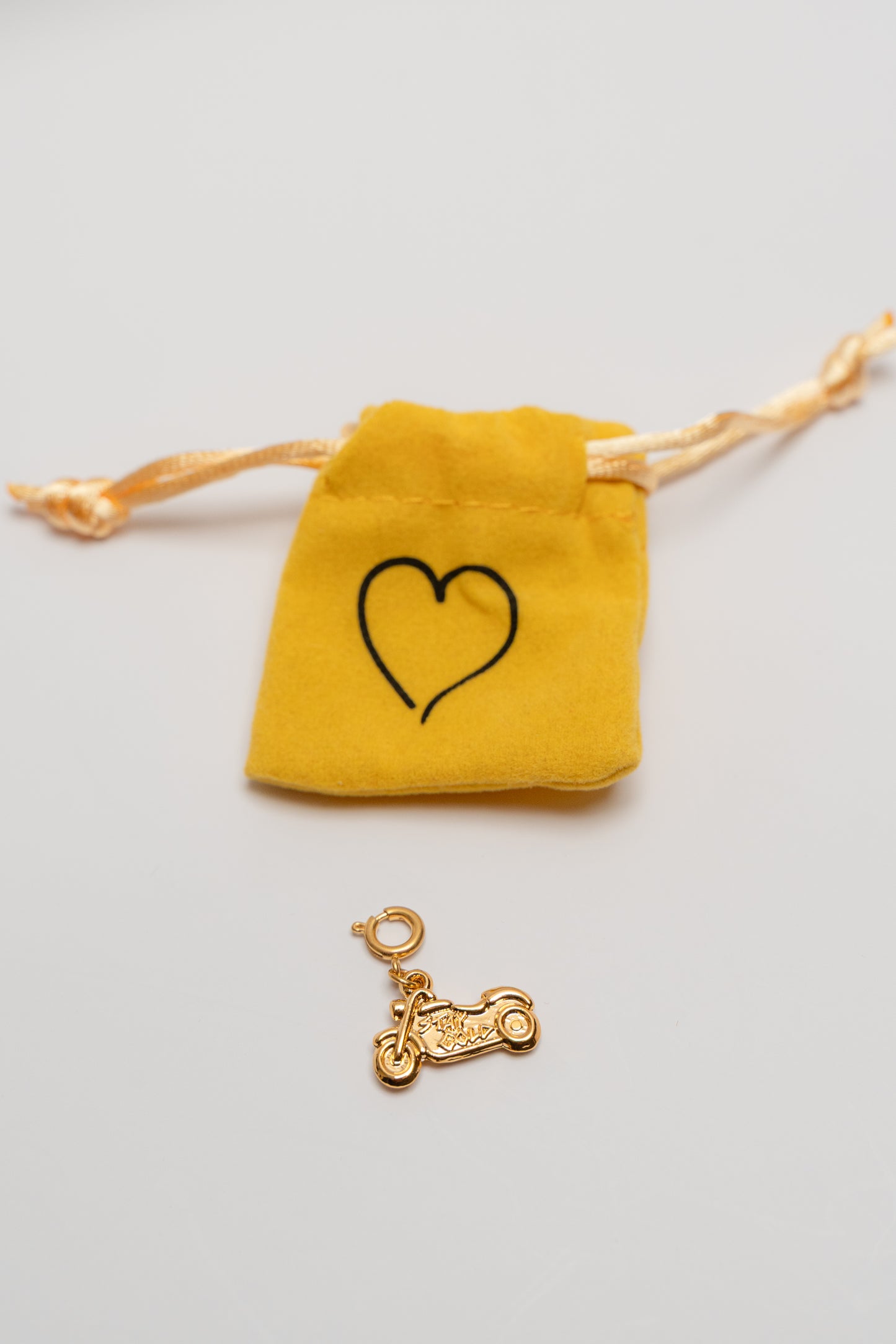 ποΈ SOLD OUT π₯* - Motorcycle "Personal Passion" Charm - Gold