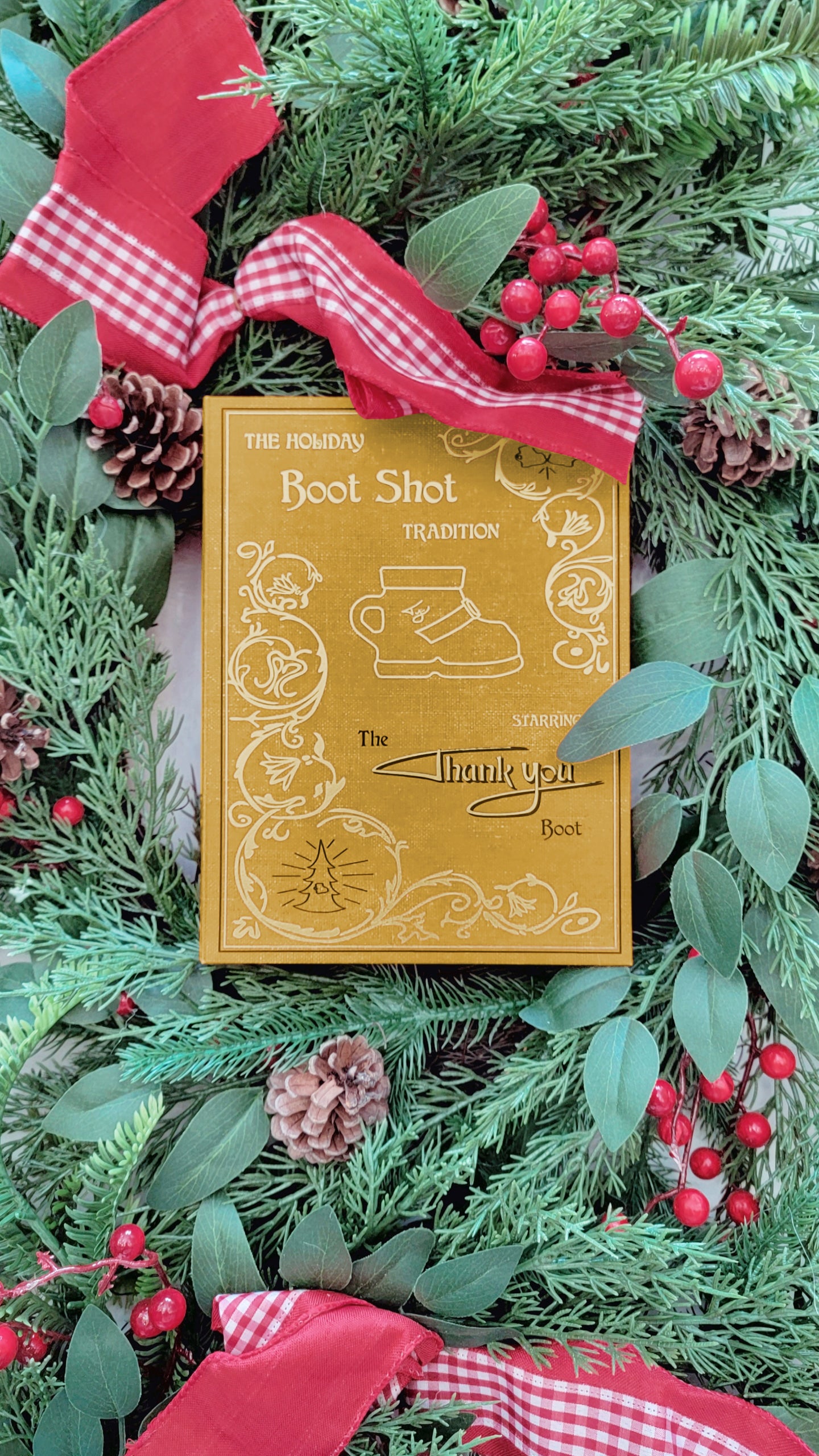 🥾SOLD OUT 📒* The Holiday Boot Shot Box 3rd Edition - Gold