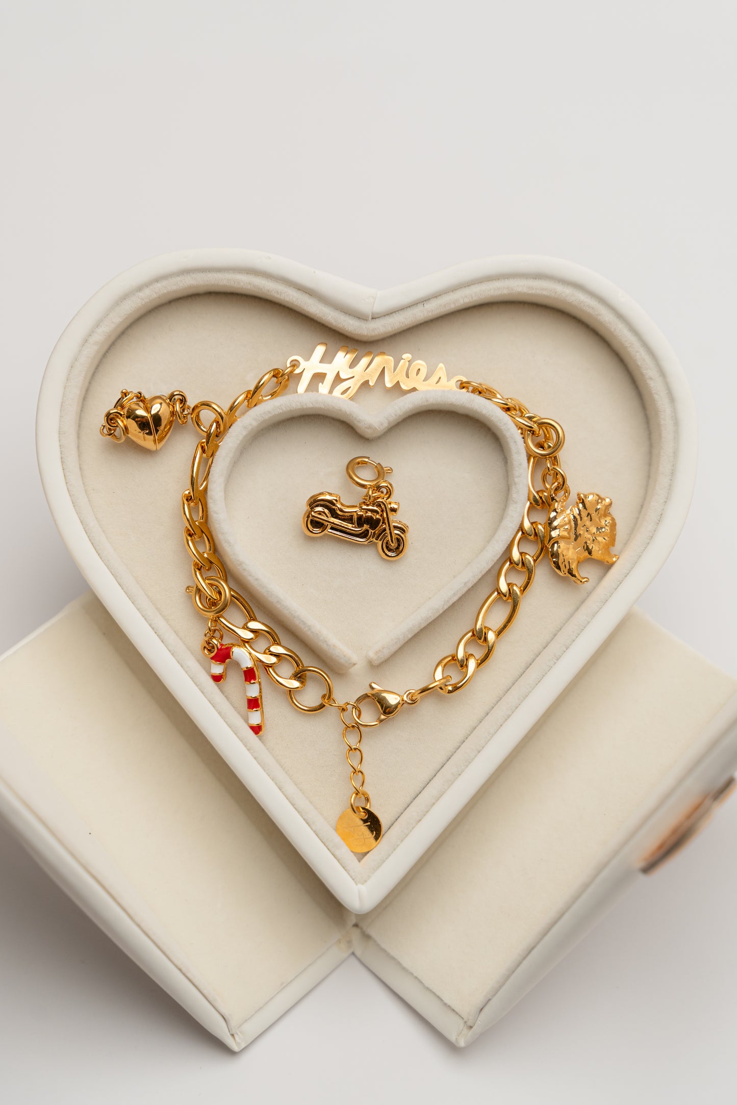 🏍️ SOLD OUT 🔥* - Motorcycle "Personal Passion" Charm - Gold