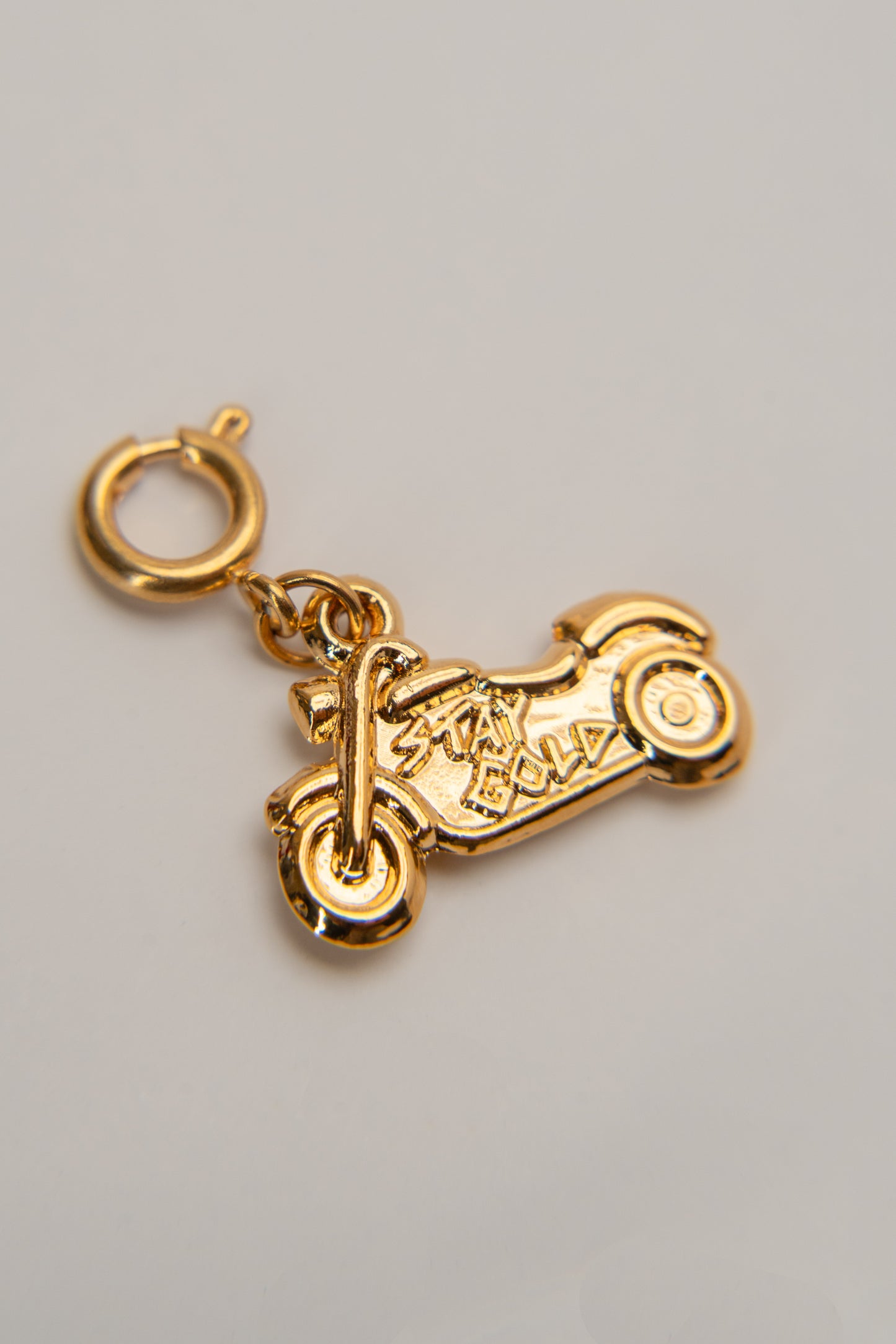 🏍️ SOLD OUT 🔥* - Motorcycle "Personal Passion" Charm - Gold